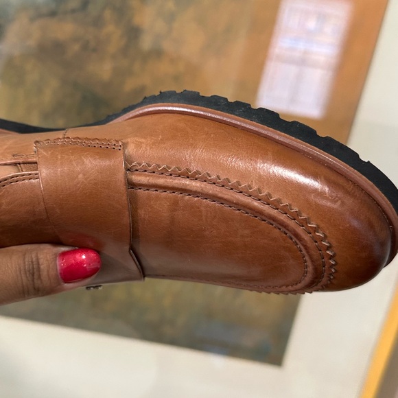🌹PAUL GREEN🌹Wheaton Flat Cognac Leather Size: 7UK - Picture 12 of 16